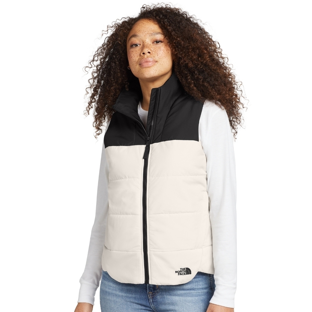 The North Face Women's Everday Insulated Vest Blk Vintage Cream Sz M